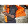 Milwaukee Tool Class 3 High Visibility Orange Mesh Safety Vest - Small/Medium 48-73-5135