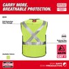 Milwaukee Tool Arc-Rated/Flame-Resistant Cat 1 Class 2 Breakaway High Visibility Yellow Mesh Safety Vest - Large/X-Large 48-73-5212