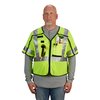 Milwaukee Tool Arc-Rated/Flame-Resistant Cat 1 Class 3 ANSI and CSA Compliant Breakaway High Visibility Yellow Mesh Safety Vest - Small/Medium 48-73-5231
