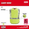 Milwaukee Tool Arc-Rated/Flame-Resistant Cat 1 Class 2 High Visibility Yellow Safety Vest - Large/X-Large 48-73-5302