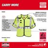 Milwaukee Tool Arc-Rated/Flame-Resistant Cat 1 Class 3 ANSI and CSA Compliant Breakaway High Visibility Yellow Safety Vest - Small/Medium 48-73-5331