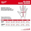 Milwaukee Tool Knit Gloves, Finished, Size L 48-73-7022