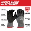 Milwaukee Tool Level 5 Cut Resistant Latex Dipped Winter Insulated Gloves - X-Large (12 pair) 48-73-7953B