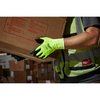 Milwaukee Tool Level 1 Cut Resistant High Visibility Polyurethane Dipped Gloves - Medium (12 pair) 48-73-8911B