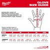 Milwaukee Tool High Visibility Cut Level 4 Polyurethane Dipped Gloves - M 48-73-8941