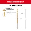Milwaukee Tool THUNDERBOLT Titanium Coated 5/64" Drill Bit 48-89-2202