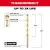 Milwaukee Tool 13/64" Thunderbolt Titanium Coated Drill Bit 48-89-2210