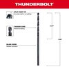 Milwaukee Tool 1/16" Thunderbolt Black Oxide Drill Bit 48-89-2710