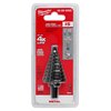 Milwaukee Tool Step Drill Bit, 10 Hole Sizes, 1/4 in to 1-3/8 in 1/8 in Step Increments, Fractional Inch 48-89-9205
