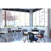 Office Star Chair, Folding, Fabric/Metal, 250 lb., PK2 83220-30