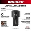 Milwaukee Tool Not Applicable Drive Impact Socket 10 mm Size, Short Socket, Black Oxide 49-16-1610