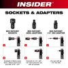 Milwaukee Tool Not Applicable Drive Impact Socket 12 mm Size, Short Socket, Black Oxide 49-16-1612