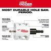 Milwaukee Tool HOLE DOZER Bi-Metal Hole Saw Kit w/PACKOUT Compact Organizer - 10PC 49-22-5606