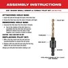 Milwaukee Tool 3/8 in. Shank Small Threaded Arbor with Cobalt Pilot Bit for 11/16 in. - 1-1/8 in. HOLE DOZER with Carbide Teeth Hole Saws 49-56-7110