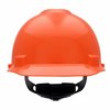 Msa Safety V-Gard Front Brim Hard Hat, Type 1, Class E, Ratchet (4-Point), Orange 475361