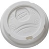 Dixie Industries Lid for 8 oz. Hot Cup, Dome, Sip Through, White, Pk1000 9538DX