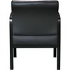 Boss Black Guest Chair, 23 in W 27" L 34" H, Fixed, Vinyl Seat B9580BK-BK