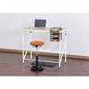 Safco Desk Chair, Vinyl, 17" Height, Black 3000BV