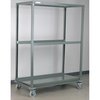Stackbin Sloped Steel Shelf Cart 4-2WSER-S