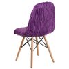 Flash Furniture Shaggy Dog Purple Accent Chair 4-DL-15-GG