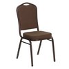 Flash Furniture Brown Fabric Banquet Chair 4-FD-C01-COPPER-008-T-02-GG