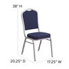 Flash Furniture Navy Fabric Banquet Chair 4-FD-C01-S-2-GG