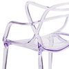 Flash Furniture Nesting Series Transparent Stacking Side Chair, PK4 4-FH-173-APC-GG