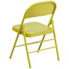 Flash Furniture Twisted Citron Folding Chair 4-HF3-CITRON-GG