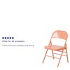 Flash Furniture Sedona Coral Folding Chair 4-HF3-CORAL-GG
