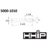 Hhip .315 X 3-1/8 90 Degree Split Point Cobalt NC Spotting Drill 5000-1010