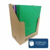 Roaring Spring Case of 50 Pocket Folders in Holder, 11.75"x8.5", Twin Pockets Hold 25 Sheets Each, 5 Colors 50205CS