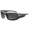 Ergodyne Ballistic Polarized Safety Glasses, Smoke Scratch-Resistant ODIN-PZ