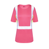 Gss Safety Non-ANSI Lady Short Sleeve T-Shirt, Pink 5126-2XL