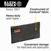 Klein Tools Flat Zippered Tool Bags, Black, Ballistic Nylon, 0 Pockets 5139B