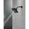 Delta Faucet, Shower Head Showering Component Faucet, Matte Black 52664-BL