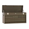 Kennedy Signature Series Top Chest, 8 Drawer, Brown, Steel, 26-3/4 in W x 8-1/2 in D x 13-1/2 in H 526B