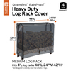 Classic Accessories StormPro RainProof Heavy-Duty Log Rack Cover, 48"L x 24"W x 42" H 52-230-031001-EC