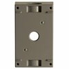 Bell Outdoor Weatherproof Electrical Box, 1 Gang, 1/2 in Hub Size, 3 Inlets, 4.5 in L, 2.75 in W, Aluminum, Gray 5320-0