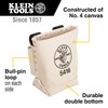 Klein Tools Bag/Tote, Tool Pouch, Beige, Canvas, 1 Pockets 5416