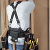 Klein Tools Tool Suspenders, Tradesman Pro Suspenders, Black, Cordura(R) Fabric 55400
