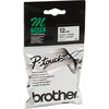 Brother Adhesive Label Tape Cartridge 0.47" x 26-1/5 ft., Black/White M231