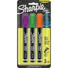 Sharpie Chalk Dry Erase Marker, Grn/Prpl/Org, PK3 2103006