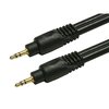 Monoprice A/V Cable, 3.5mm M/M cable, Black, 1.5ft 5575