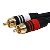 Monoprice A/V Cable, 3.5mm(M)/2 RCA(M), 6ft 5598