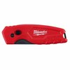 Milwaukee Tool 6-5/32 in. General Purpose FASTBACK Compact Folding Utility Knife in Red 48-22-1500