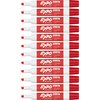 Expo Dry Erase Marker, Chisel Tip, Red PK12 Low Odor 80002