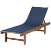 Classic Accessories Montlake Heather Indigo Patio Chaise Slipcover, Heather Indigo, 72"x21" 56-020-045501-RT