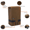 Classic Accessories Brown Smoker Cover, Elkridge, 21"x16"x39" 56-272-046601-EC