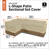 Classic Accessories Veranda L-Shape Sectional Lounge Set Cover, 83"L (left) x 115"L (right) 56-303-051501-EC