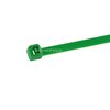 Monoprice Cable Tie 8" 40 lb., Green, PK100 5766